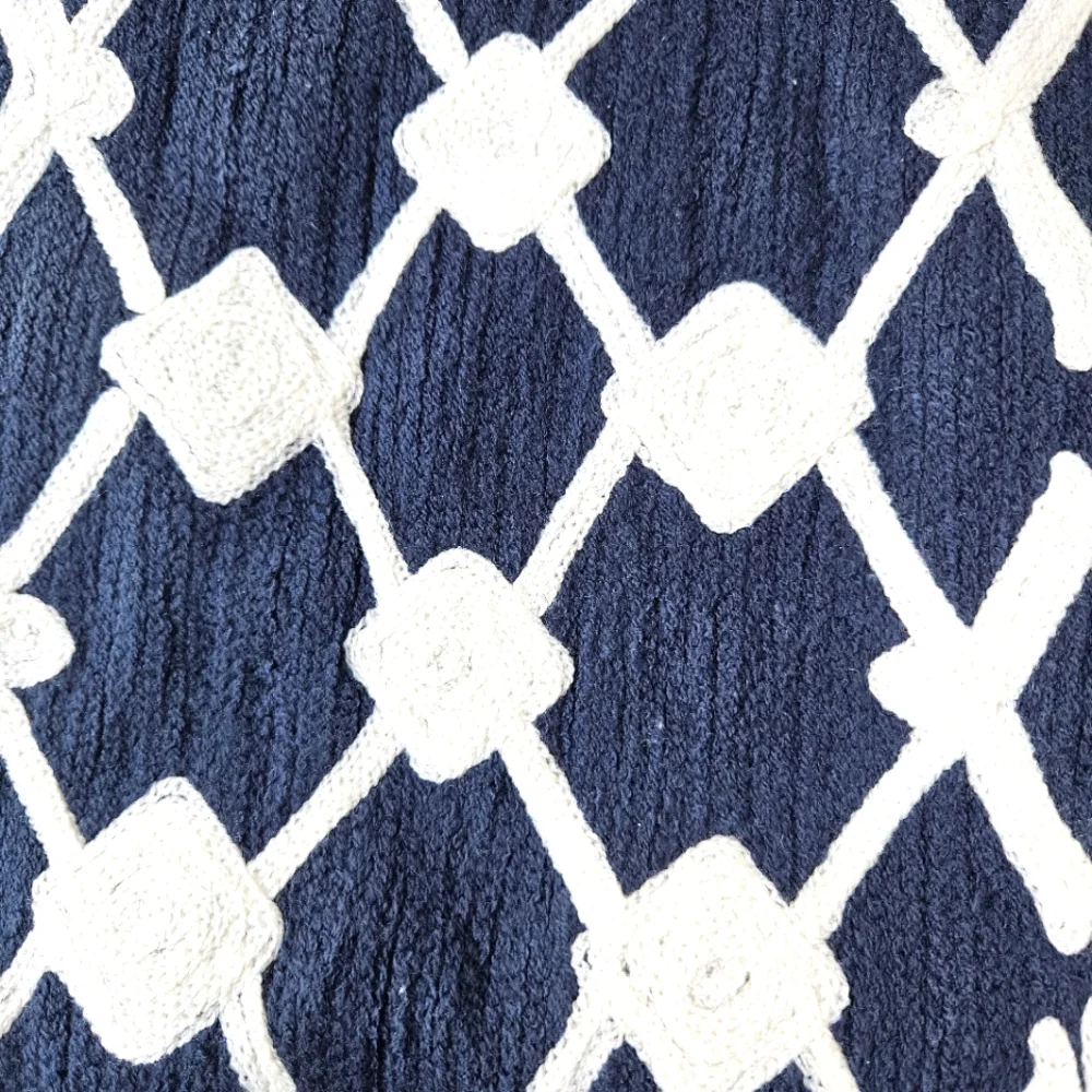 WEST ELM Embroidered Throw Pillow Cover 12
